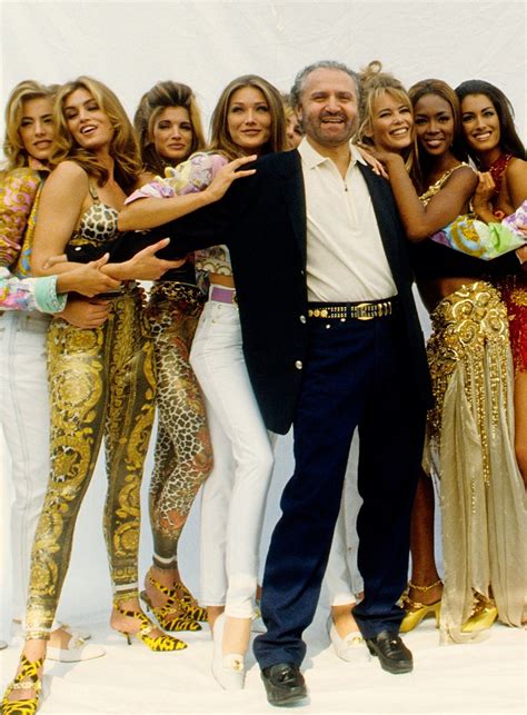 gianni versace e top model|gianni versace designer.